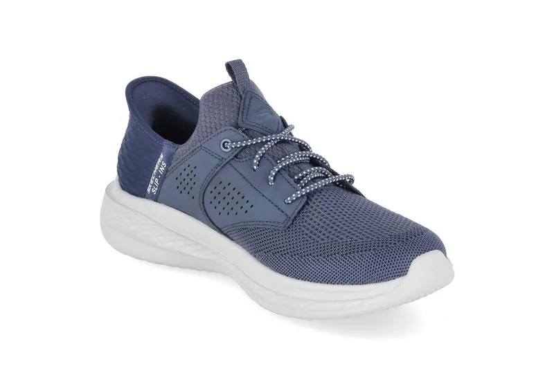 Skechers Skechers Slipper 210889 NVY Herren Textil & Synthetik blue Schnürschuh, Blau, – Produktbild 5 von 5