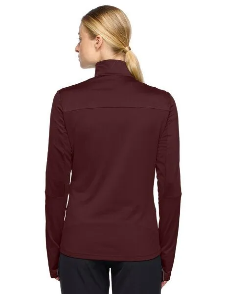 Vaude VAUDE Pullover Women's Livigno Halfzip II, Dark oak, – Produktbild 3 von 3