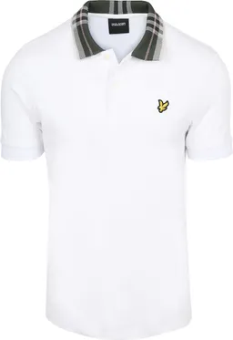 Lyle and Scott Lyle & Scott Poloshirt Tartan-Kragen Weiß - Größe XL – Produktbild 1 von 1