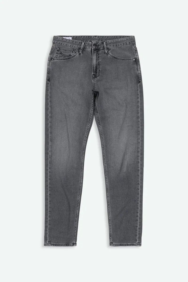 Kings Of Indigo Kings of Indigo Herren vegan Jeans Addo Tapered Leg Grau, Grau, – Produktbild 1 von 2