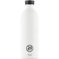 24bottles 24bottles 1l Edelstahl Trinkflasche - verschiedene Farben, Weiß, – Produktbild 1 von 1