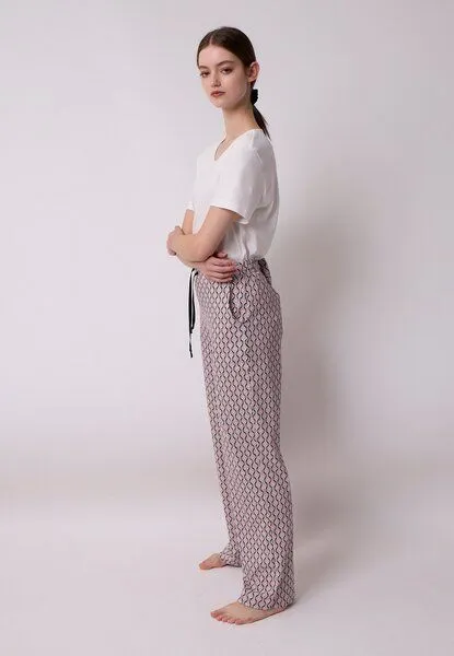 LANA Organic LANA Organic Pyjamahose, Modell Juna, Sirius dusty rose, – Produktbild 4 von 4