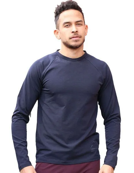 ESPARTO ESPARTO Langarmshirt Herren Karl, Aubergine, – Produktbild 2 von 2