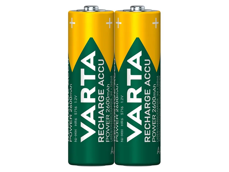 Varta Varta Ready-to-use-Akku Mignon, 2600 mAh, 2er-Pack – Produktbild 2 von 5
