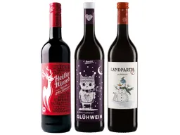 Bio-Glühwein-Paket, rot, 3 x 0,75 l – Produktbild 1 von 1