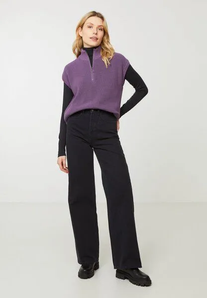 recolution Damen Denim aus Bio-Baumwolle Mix - COMMELINA - recolution, Washed black (schwarz), – Produktbild 3 von 4