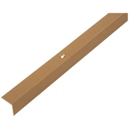 Alberts ALBERTS Treppenkanten-Schutzprofil, Alu gold elox., LxBxHxS 2000x20x20x1,8mm – Produktbild 1 von 1