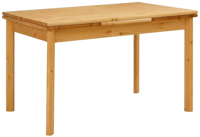 OTTO home Esstisch Tirza, Tisch, Speisetisch, aus massiver Kiefer, FSC® zertifiziert, mit Auszugsfunktion, Beige, – Produktbild 3 von 5