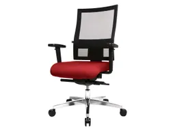 Topstar Topstar Bürodrehstuhl "Sitness 60" mit Armlehnen dunkelrot – Produktbild 1 von 1