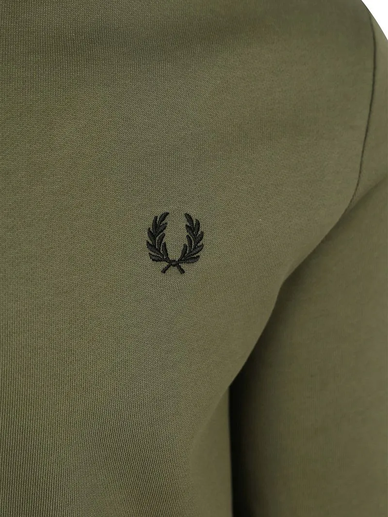 Fred Perry Fred Perry Half Zip Pullover Dunkelgrün Z50 - Größe XXL, Dunkelgrün, – Produktbild 5 von 5