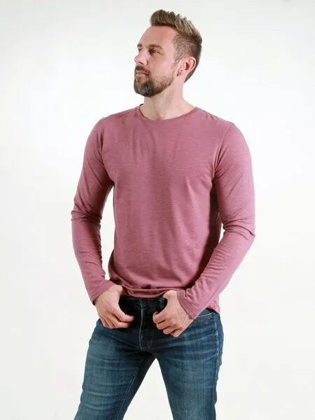 NATIVE SOULS NATIVE SOULS Slub Longsleeve - Herren - Basic, Dark grey, – Produktbild 2 von 2