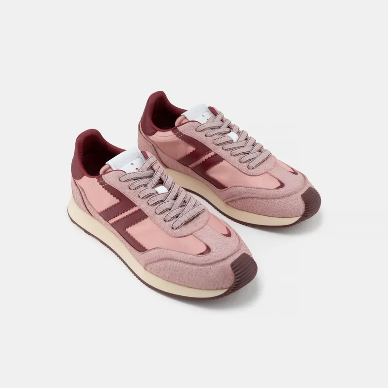 Zèta Zèta Herren vegan Sneaker Omega Rose Pink, Dunkelpink, – Produktbild 2 von 2