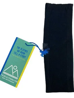 nice to meet me nice to meet me Hairband . Biobaumwolle – Produktbild 1 von 1