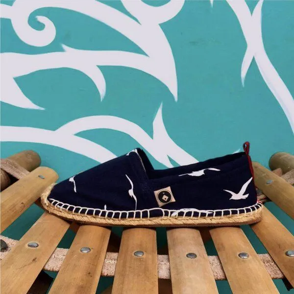 REFISHED fair fashion REFISHED fair fashion Espadrilles 'HAPPINESS' (Seevögel) – Produktbild 1 von 1