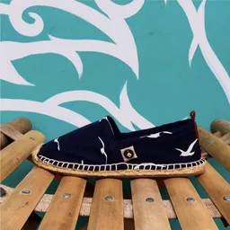 REFISHED fair fashion REFISHED fair fashion Espadrilles 'HAPPINESS' (Seevögel) – Produktbild 1 von 1