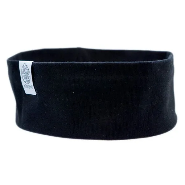 obumi obumi STIRNBAND SCHMAL AUS BIO JERSEY IN VIELEN FARBEN, Black, – Produktbild 1 von 3