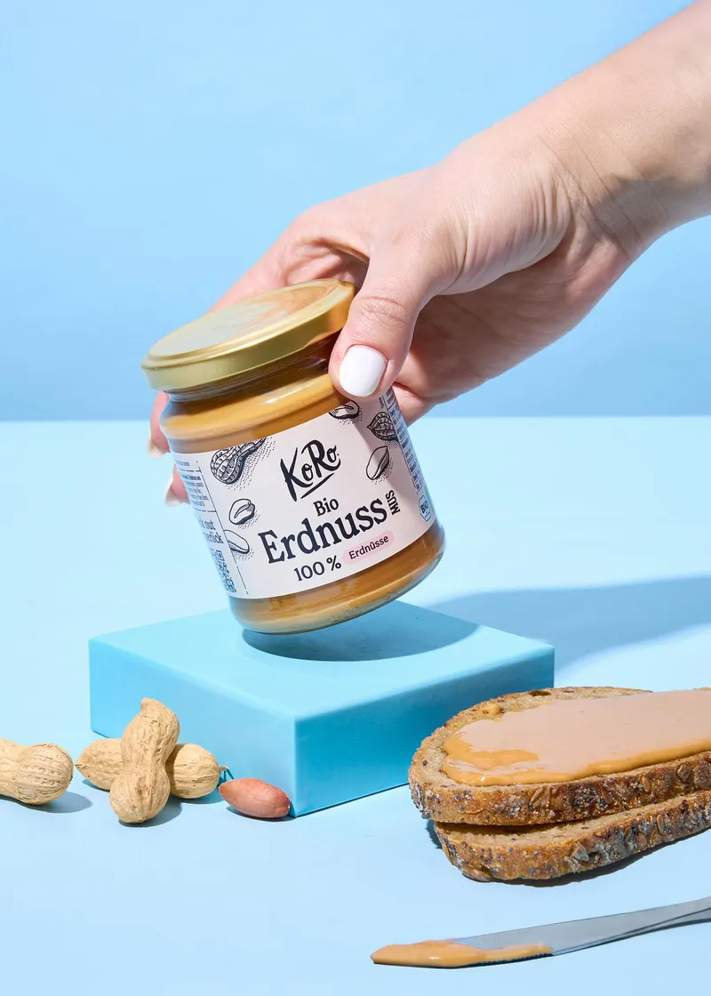 KoRo Bio Erdnussmus 250 g – Produktbild 3 von 5