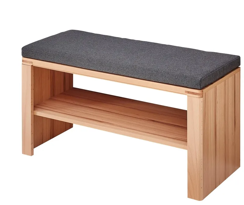 Innostyle Schuhbank inkl. Kissen, 1 Boden, FSC Kernbuche teilmassiv - 90x48x40cm (B/H/T) – Produktbild 2 von 5