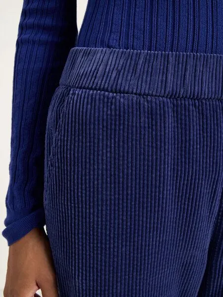 LANIUS LANIUS Kord-Hose mit Gummizug, Blue, – Produktbild 4 von 4