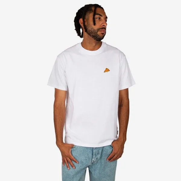 Iriedaily Iriedaily Pizza Slice T-Shirt, Weiß, – Produktbild 4 von 4