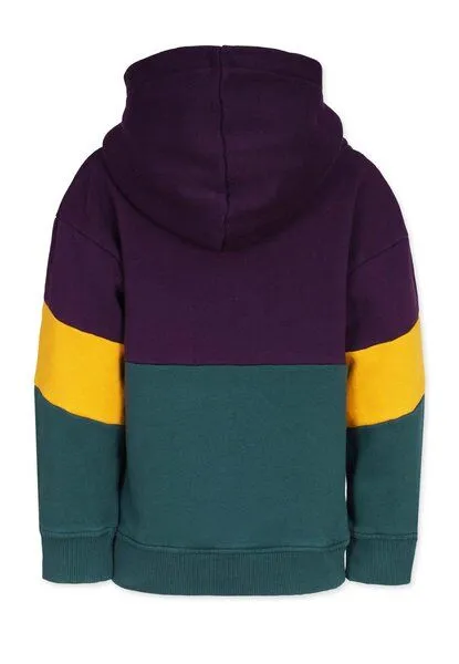 Band of Rascals Band of Rascals Polychrome Hooded, Dark-purple-racing-green, – Produktbild 3 von 4