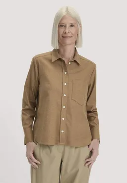 hessnatur hessnatur Flanell Bluse Relaxed aus Bio-Baumwolle mit TENCEL Lyocell – Produktbild 1 von 1