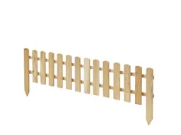 iWerk Beetumrandung Steckzaun Lärche 120 x 30 cm – Produktbild 1 von 1