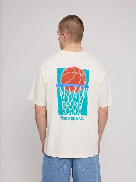 Mazine Mazine T-Shirt mit Backprint in fester Haptik – Produktbild 1 von 2
