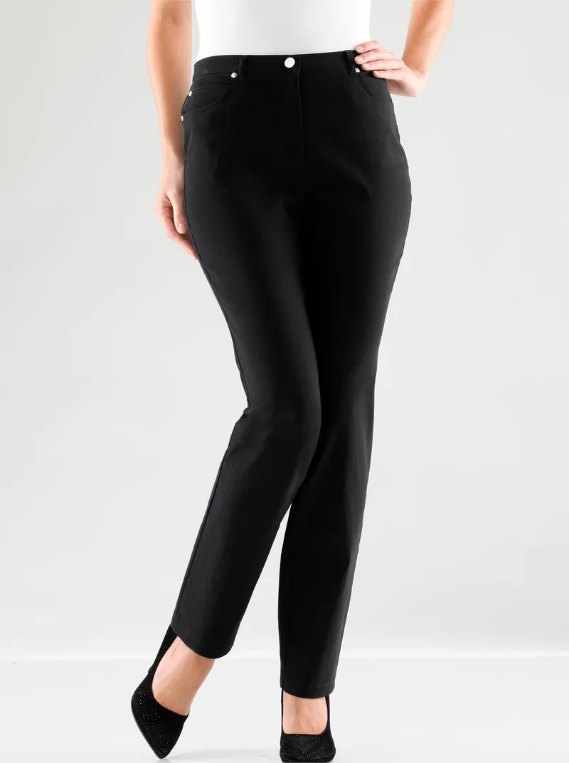 Stehmann Comfort line 5-Pocket-Hose schwarz, Schwarz, – Produktbild 1 von 3