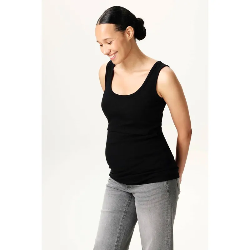Noppies Noppies Umstands- und Still-Top Evita, Schwarz, – Produktbild 2 von 3