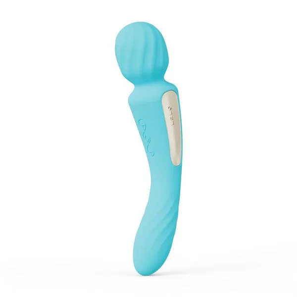LELO LELO SWITCH Doppelseitiger Stabvibrator für Frauen mit Bluetooth-App und 12 Lustmodi, Blau, – Produktbild 3 von 4