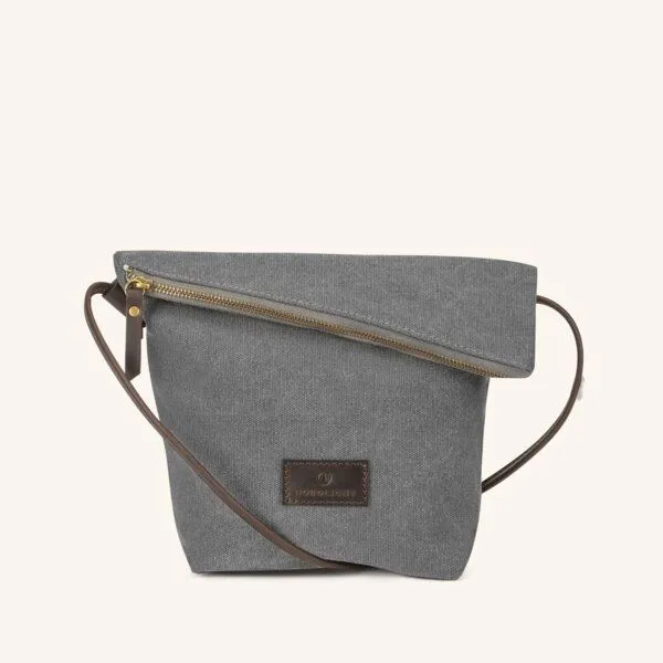 NORDLICHT NORDLICHT Tasche aus Bio-Baumwolle SMILLA XS, Grau, – Produktbild 2 von 4