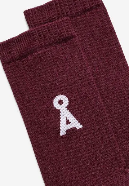ARMEDANGELS ARMEDANGELS SAAMUS BOLD Unisex Socken aus Bio-Baumwoll-Mix, Velvet red, – Produktbild 3 von 4
