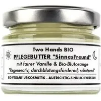Two Hands BIO Two Hands BIO PflegeButter „SinnesFreund“ mit fairer Bio-Vanille & Bio-Blutorange - Bio Vegan – Produktbild 1 von 1