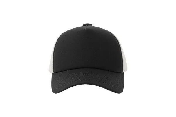 Atlantis Headwear Atlantis Headwear Damen / Herren Trucker Cap, Schwarz, – Produktbild 3 von 4