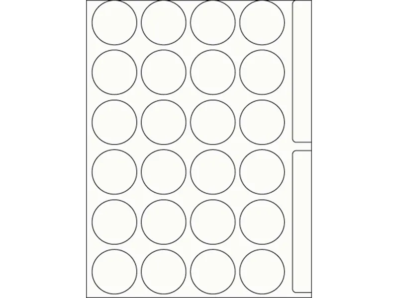 endi haft 480 Etiketten rund 25 mm – Produktbild 1 von 1