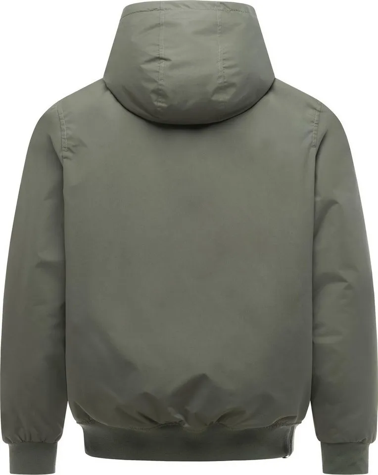 ragwear ragwear Funktionsjacke Wesol Y Warme Winter Jacke mit verstellbarer Kapuze, Grün, – Produktbild 4 von 5