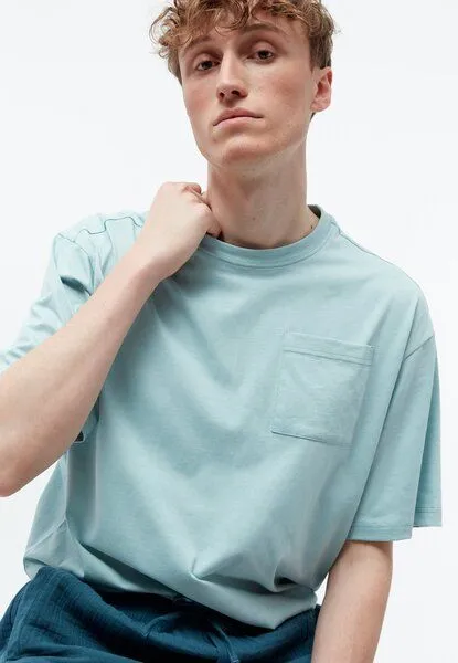 Givn Berlin Givn Berlin T-Shirt GBEVAN oversize aus Bio-Baumwolle, Irish mint, – Produktbild 4 von 4