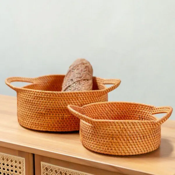 Soeji Soeji Kleiner Rattan-Aufbewahrungskorb (2 Größen) – Produktbild 1 von 3