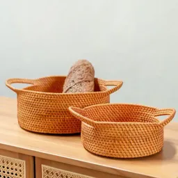 Soeji Soeji Kleiner Rattan-Aufbewahrungskorb (2 Größen) – Produktbild 1 von 1