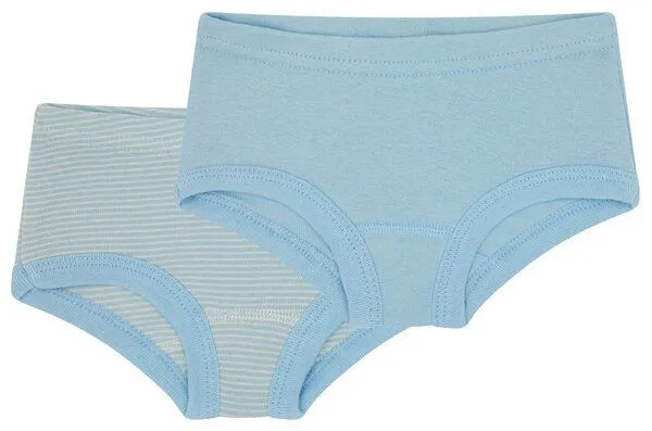 loud + proud loud + proud Babys & Kinder Doppelpack Pantys aus Feinrippp, GOTS-zertifiziert, Sky(blau), – Produktbild 2 von 4