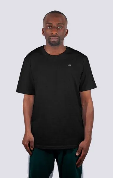 vis wear vis wear Yoga Qualle, Männer Premium T-Shirt aus Bio Baumwolle, Back Print, Schwarz, – Produktbild 2 von 2