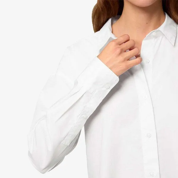 YTWOO YTWOO Poplinhemd für Damen aus Bio-Baumwolle, Weiß, – Produktbild 2 von 2