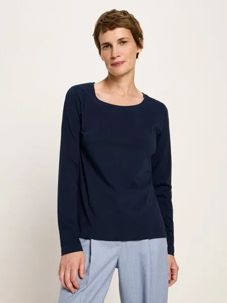 LANIUS LANIUS Basic-Langarmshirt, Midnight, – Produktbild 2 von 4