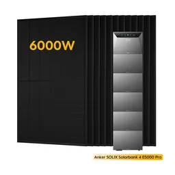 Anker Anker SOLIX Solarbank 4 E5000 Pro, mit 12 x 500 Bifaziale Solarmodule, by Powerness - 30kWh / ohne Zubehör / Selbstabholung – Produktbild 1 von 1