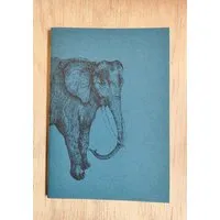 NanMa NanMa Handgebundenes Notizbuch „Elefant“ – In Österreich bedrucktes Skizzenbuch für Zeichnen und Journaling, Blau, – Produktbild 1 von 1