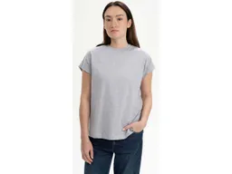 MELA MELA Bio-Damen-T-Shirt "MADHU" mit Fledermausärmeln, grau melange, Gr. M – Produktbild 1 von 1
