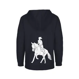 HANDGEDRUCKT HANDGEDRUCKT Unisex Kinder Zip Up Hoody "Galopp" – Produktbild 1 von 1