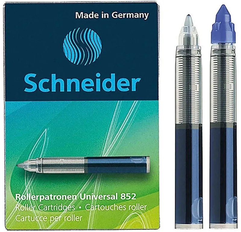 Schneider Schneider Ersatzpatronen für Tintenroller blau 5 Stück – Produktbild 1 von 2