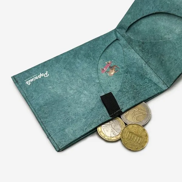 paprcuts paprcuts RFID Portemonnaie Pro, Ollie the otter (grün), – Produktbild 4 von 4